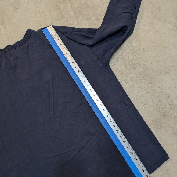 VTG 90s Compaq Computers Shirt Mens 2 XL Navy USA Made Cotton Deluxe - Picture 5 of 6